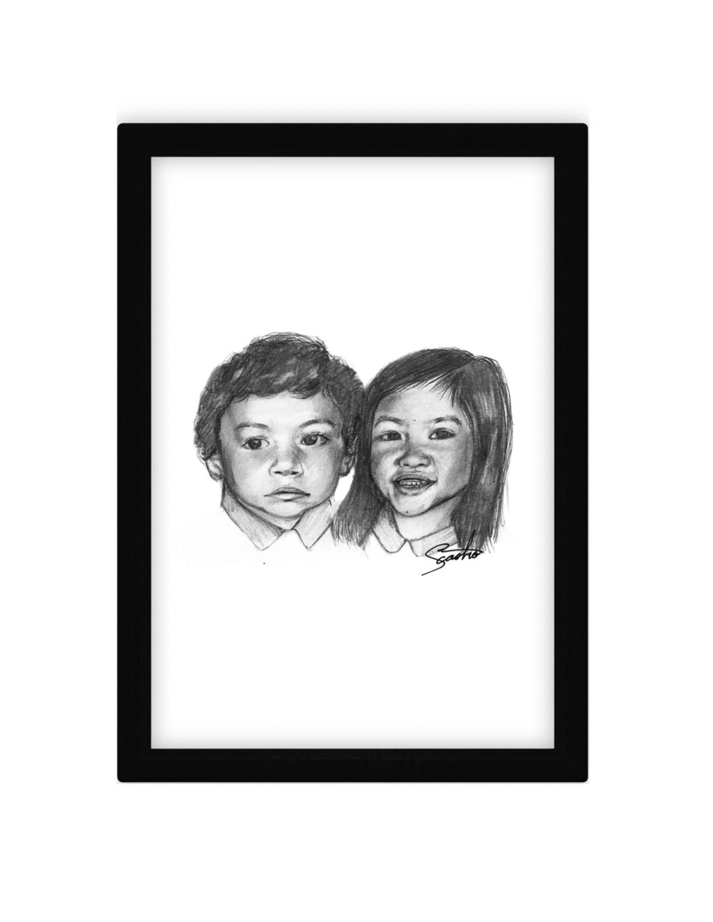 Custom Graphite Portraits - A5 size
