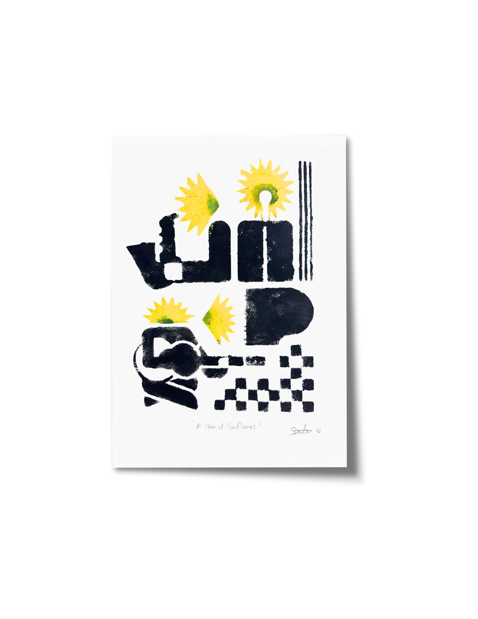 A Choir of Sunflowers - 8.5"x 11" Print