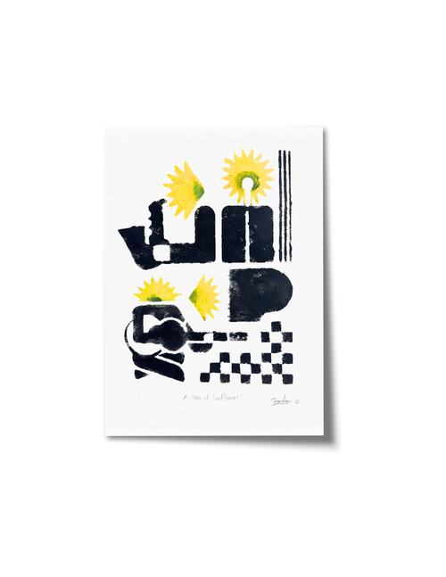 A Choir of Sunflowers - 8.5"x 11" Print